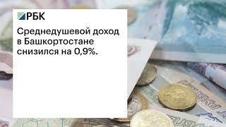 Среднедушевой доход в Башкортостане снизился на 0,9%