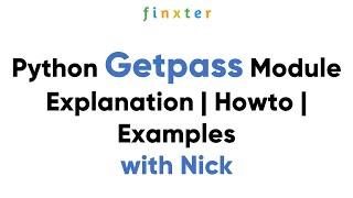 Python Getpass Module: Explanation | How To | Examples