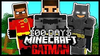 I Survived 100 Days as THE BATMAN In Minecraft [Full Movie]