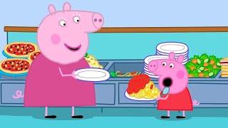 The BIGGEST Spaghetti Mountain Ever!  | Peppa Pig Tales