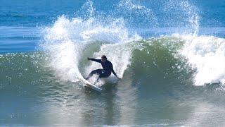 Surfing Perfect Waves at Pleasure Point! (Raw Footage)