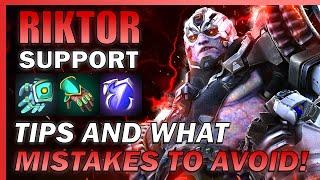 These are the BEST TIPS you need on RIKTOR SUPPORT to perform in HIGH ELO! - Predecessor Gameplay