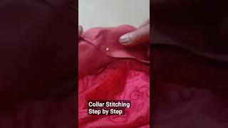 Collar Stitching Step by Step SUBSCRIBE Home Tailoring by Kusum Sharma to Watch more Sewing Videos