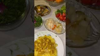 Ужин в доме #ешьсомной #еда #вкусно #кухня