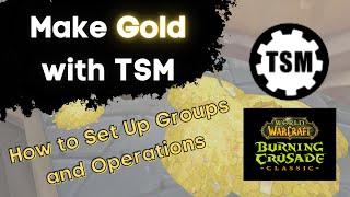 TSM 4 Group and Operation Basics | Beginners setup guide for WOW Classic and Burning Crusade Classic