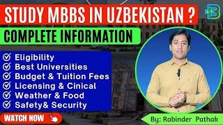 Your Ultimate Guide to MBBS in Uzbekistan: Is it the Best Choice ? Know Everything| MBBS Abroad 2023