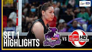 CHOCO MUCHO vs. CIGNAL | SET 1 GAME HIGHLIGHTS | 2024-25 PVL ALL-FILIPINO CONFERENCE | NOV. 28, 2024