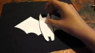 Halloween crafts: Bat CLIPS