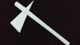 DIY- How To Make TOMAHAWK from A4 Paper