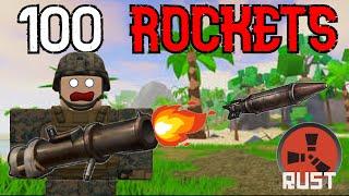 I farmed 100 Rockets in Trident Survival (Roblox Rust)