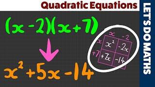 Expanding and Simplifying - Quadratic Equations - Algebra