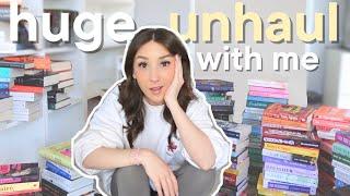 unhaul with me spring clean my bookshelves!