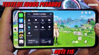 Redmi Note 11S | TESTE DE JOGOS PESADOS | COD, PUBG & NEW STATE, FREE FIRE, Genshin Impact, MTK G96