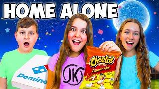 We had a SLEEPOVER, while HOME ALONE!