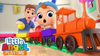 Color Train Song | Fun Sing Along Songs by Little Angel Playtime