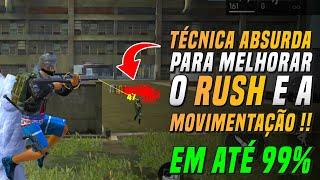 COMO MELHORAR A MOVIMENTAÇÃO E O RUSH NO FREE FIRE !! DICAS