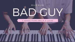 Billie Eilish (빌리 아일리시) - Bad Guy | 4hands piano