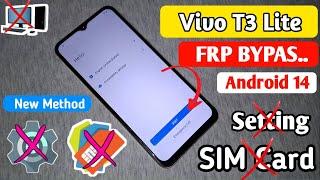 Vivo T3/ T3 Lite 5G : Google Account Settings Not Opening / FRP Bypass - New Method (Without Pc)