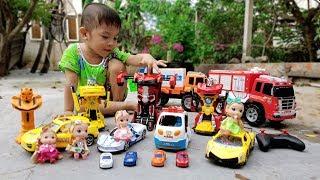 Trò Chơi Đi Săn Siêu Xe Ô Tô Transformer Car  ChiChi ToysReview TV  Đồ Chơi