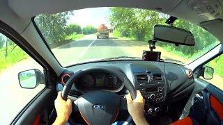 2015 Lada Kalina Cross. POV Test Drive.