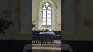 Inside a 11th century church in Sussex