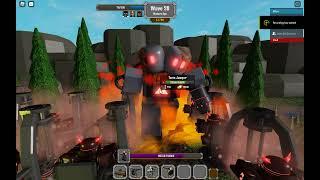 Evade Tower Defense Twin Jaeger Boss Fight