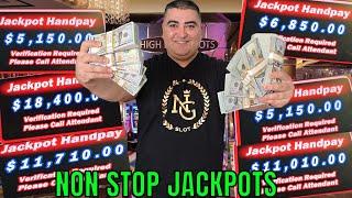 Winning NON STOP JACKPOTS In Las Vegas Casinos