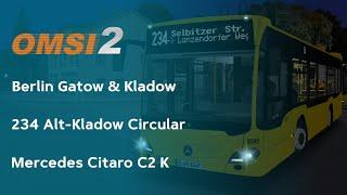 OMSI 2  | NEW MAP | Berlin-Gatow Kladow Route 234 | Mercedes Citaro C2 K