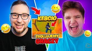 Trolujemy GRACZY w FORTNITE! XDD