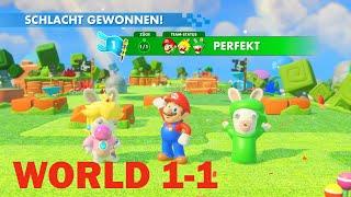 Давайте поиграем в Mario + Rabbids Kingdom Battle World 1-1 Прохождение