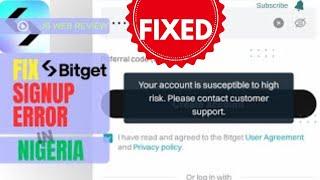 How to fix "Your account is susceptible to high risk" bitget problem. Connect to cat $CATS