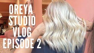 DAY AT THE HAIR SALON | salon issues/global bleach out/waves