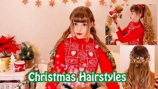 Easy, Fast & Cute Christmas Hairstyles