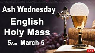 Catholic Mass Today I Daily Holy Mass I Wednesday March 5 2025 I English Holy Mass I Ash Wednesday