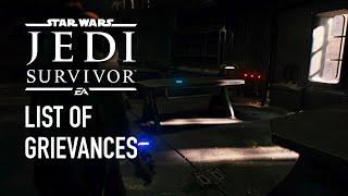 STAR WARS Jedi: Survivor - (282) List of Grievances - Databank