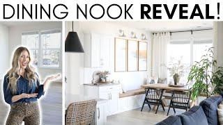 DINING ROOM MAKEOVER || BREAKFAST NOOK REVEAL || HOME DECORATING IDEAS