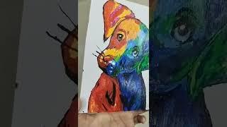 it's all about for #Simba... my pet #ramaniyam #easyacrylicpaintings