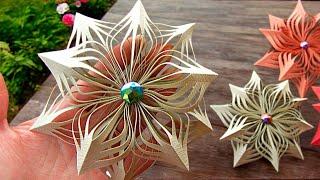 Filigree Paper Snowflakes️ | Christmas Decoration️ | I.Sasaki Original