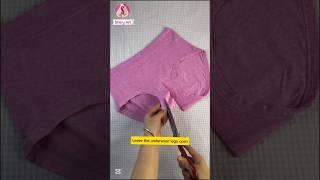 You can also change your underwear into a bra #sewing #shorts