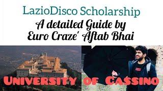 LazioDisco Scholarship - Important Tips - University of Cassino - Sapienza University of Rome