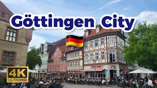 4k Germany City Göttingen  Walk in Tour Ultra HD (4k60fps) Video 2023