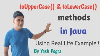 Java toUpperCase and toLowerCase method