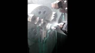 CNC tezgahta freze ile köşe açma...  www.sismakdizel.com