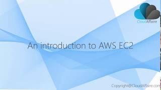 AWS EC2 Service Introduction