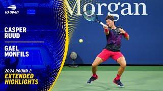 Casper Ruud vs. Gael Monfils Extended Highlights | 2024 US Open Round 2