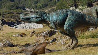 Gorgosaurus hunting a low flying Pterosaur | Walking with Dinosaurs 3D