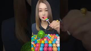 Jelly & candy kingdom  ASMR mukbang with sweet  #asmr #eating #candy #shorts