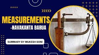 Measurements| Navakanta Barua | Summary |IV Sem. BSC/BCA |BU|BNU|ENGLISH