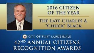 2016 Citizen of the Year - Charles A. "Chuck" Black