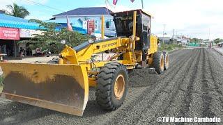 Road Construction Grading Leveling Motor Grader Matador MG17 Skilled Operator